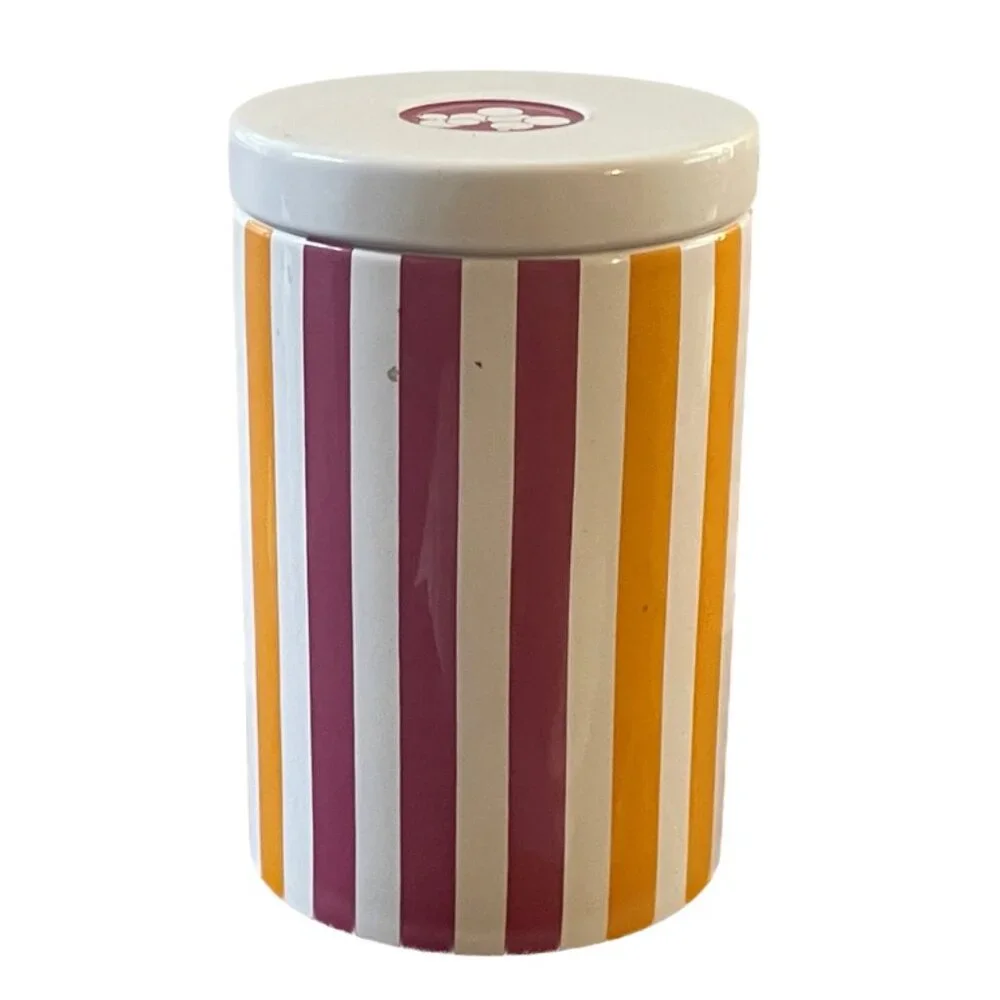 Jonathan Adler Happy Chic “Pat” Treat Canister Jar — Poodle Motif, Lidded, Like